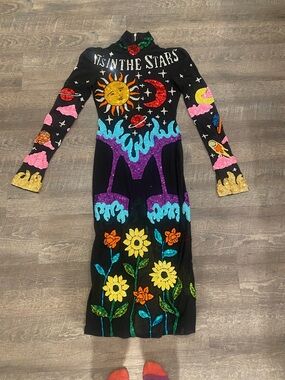 BRAND NEW DI$COUNT UNIVERSE ‘In the Stars' Midi Dress